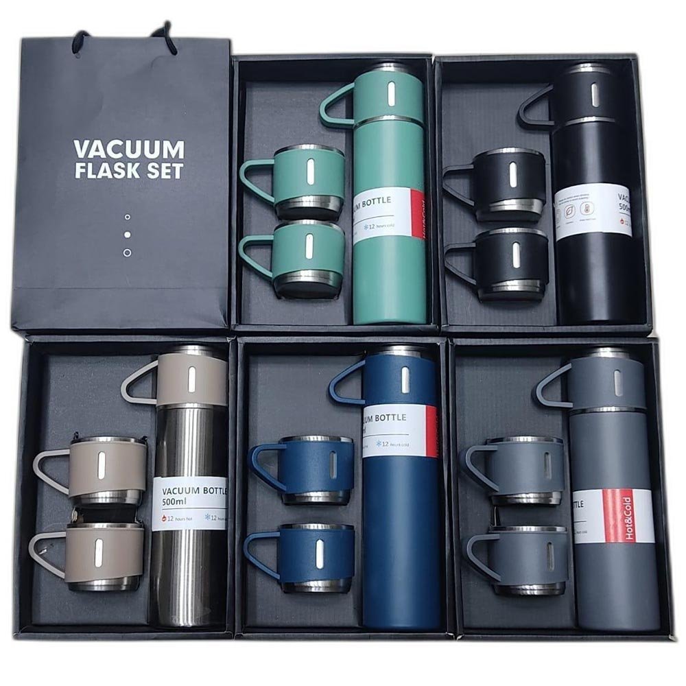 Vacuum Flask Gift Set | Bottles & Flasks | UV Printing Service, Laser Engraving Service finish | gallery view 1