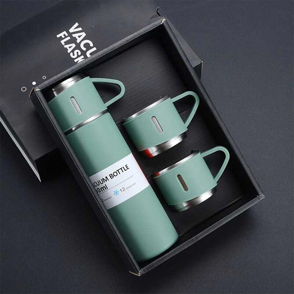 Custom Logo Vacuum Flask Corporate Gift Set | Bottles & Flasks | UV Printing, Laser Engraving finish | gallery view 3